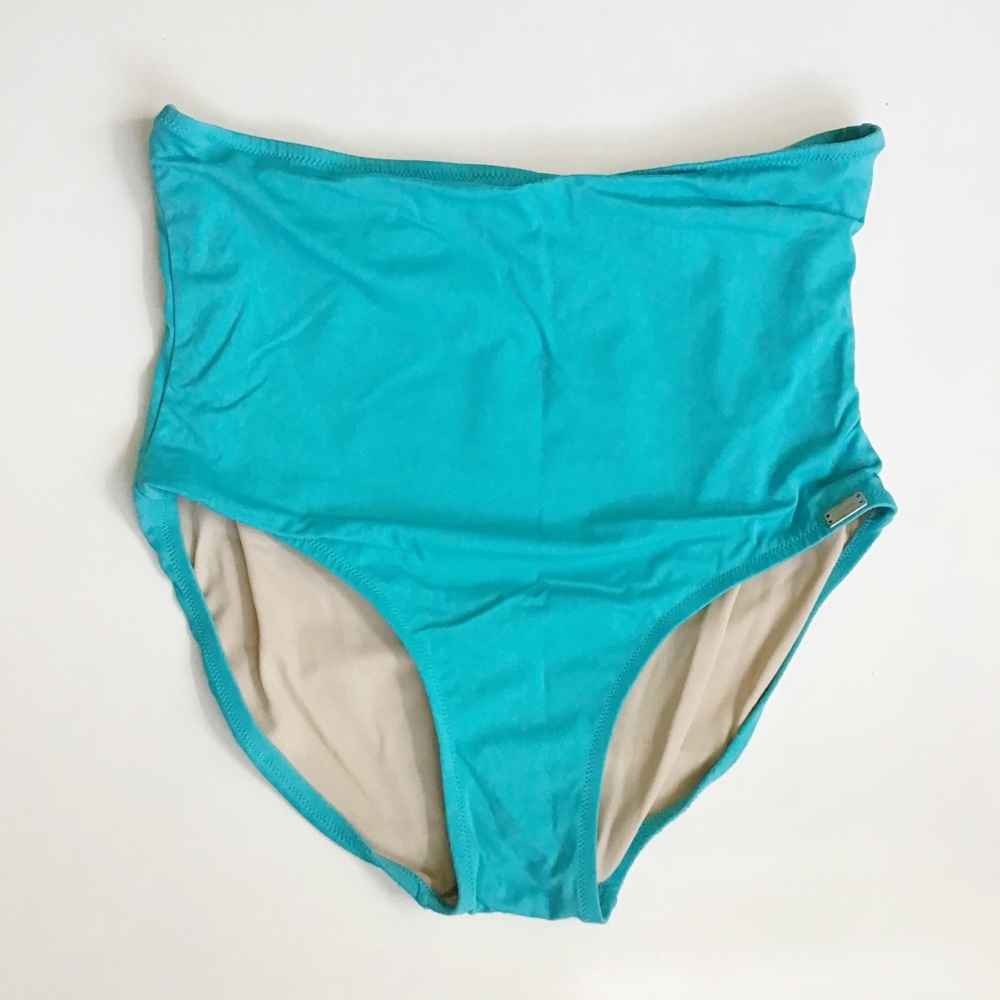Lori Coulter Teal Swim Bottoms